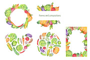 Vegetables Watercolor collections, a Food Illustration by Green_leaf_17 (Thumbnail 5 of 5)