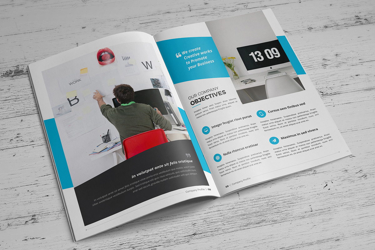 Company Profile Brochure, a Brochure Template by Miyaji75 (Photo 7 of 19)
