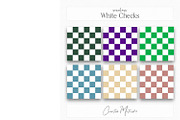 White Checkered Seamless Patterns, a Pattern Graphic by Creative Matrix82 (Thumbnail 4 of 7)