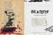 Ink Paper collage elements scraps, an Object Graphic by TD fonts (Thumbnail 2 of 11)