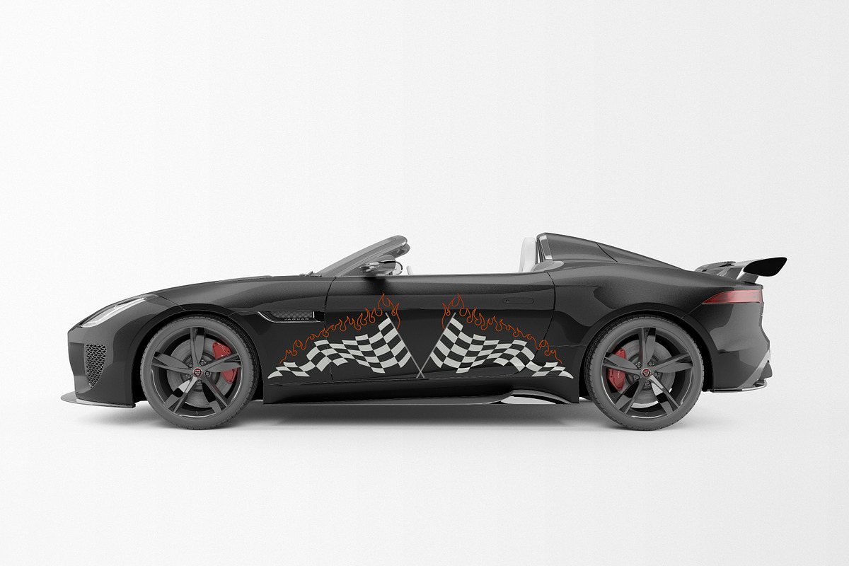 57 Sport car decal stripes, an Object Graphic by BonkiStudio (Photo 8 of 14)