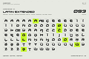 Cyber Form - Geometric Sci-Fi Type, a Sans Serif Font by HipFonts (Thumbnail 12 of 13)