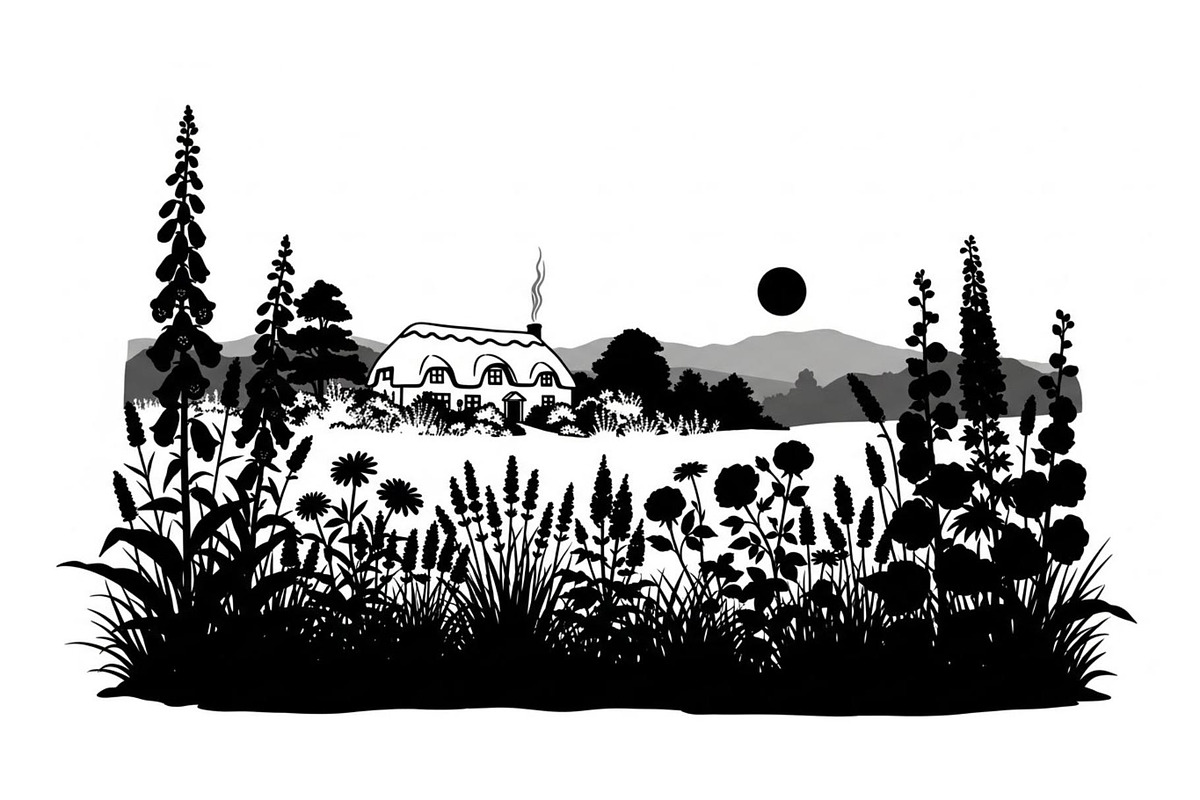 50 Garden Frame Silhouette Bundle, an Illustration by musafir_fashion (Photo 33 of 51)