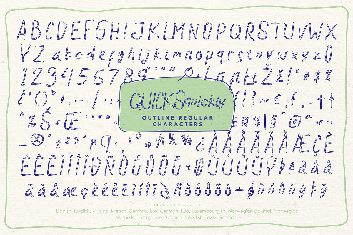 Quicksquickly, a Handwritten Font by Gatype (Photo 9 of 13)