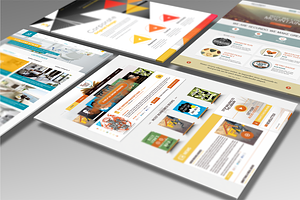 3D Web Presentation Mockup