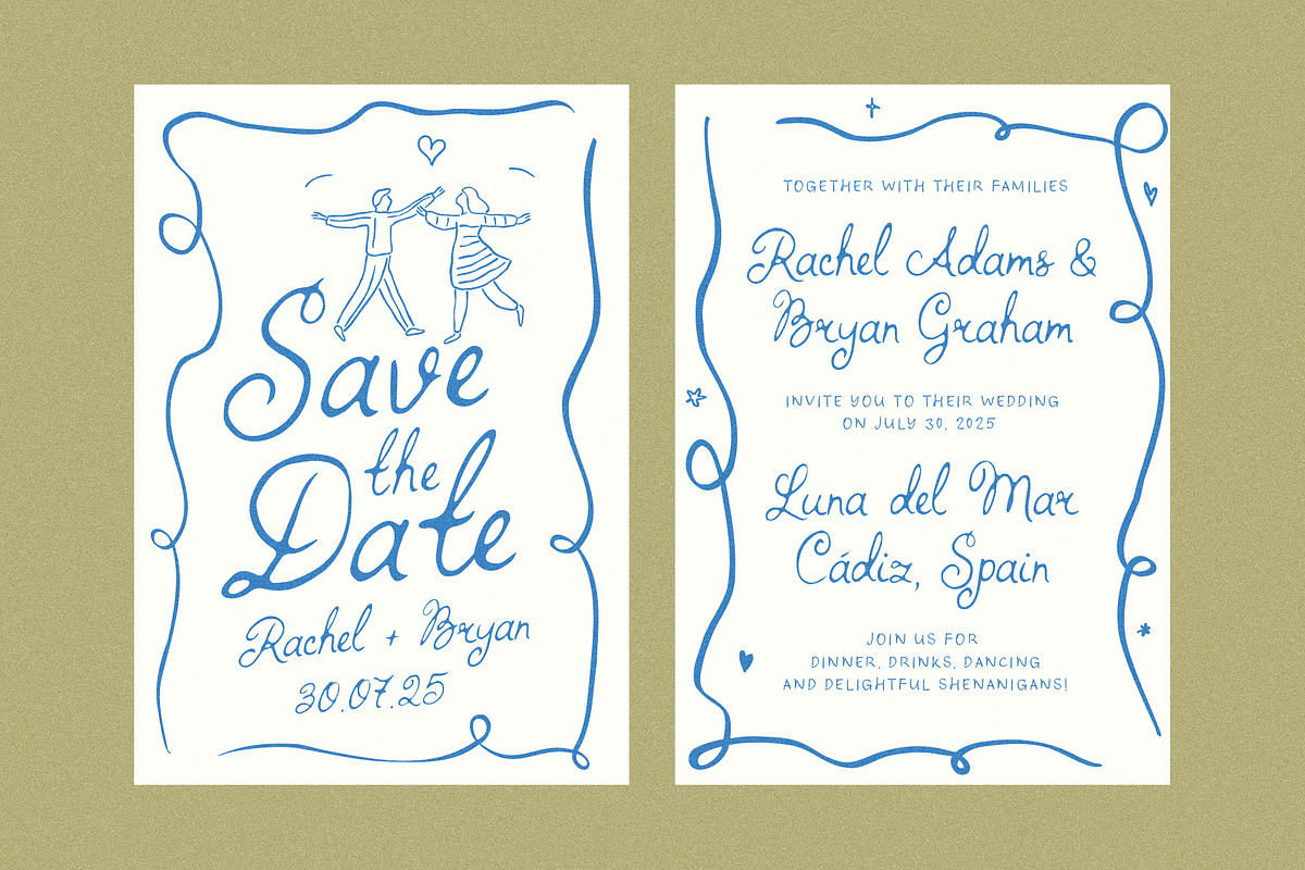 Whimsy Feast Whimsical Wedding Font, a Handwritten Font by Ayya Studio (Photo 4 of 18)