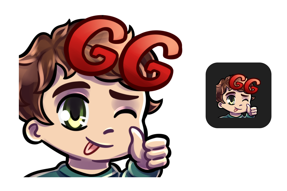 12 Brown Hair Chibi Boy Emotes, an Illustration by Custom Fonts & Patterns (Photo 5 of 12)