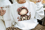 Cute Watercolor Dinosaur Clipart, an Illustration by Sublimation Artist (Thumbnail 4 of 6)