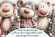 Whimsical Christmas Pink Teddies, a Transportation Illustration by Digital Artistic99 (Thumbnail 1 of 10)