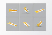 Ticket Mock-Up, an Advertising Mockup by DesignRushMarket (Thumbnail 1 of 8)