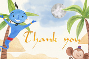 Alladin Watercolor Clipart Set, an Animal Illustration by LeMagiqueBoutique (Thumbnail 4 of 4)