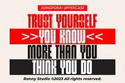 Dongpora Bold & Condensed Sans Serif, a Sans Serif Font by Ronny Studio (Thumbnail 6 of 9)