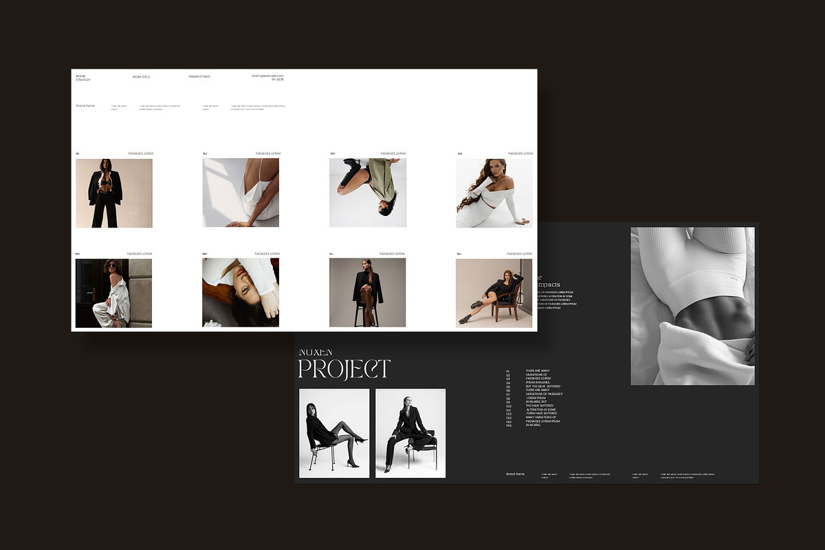 Nuxen Brand Strategy Presentation Te, a Presentation Template by Slide-Agency (Photo 6 of 11)