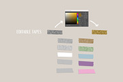 Isolated Gallery Wall Mockup, a Print Template by Dorado Stock (Thumbnail 4 of 6)