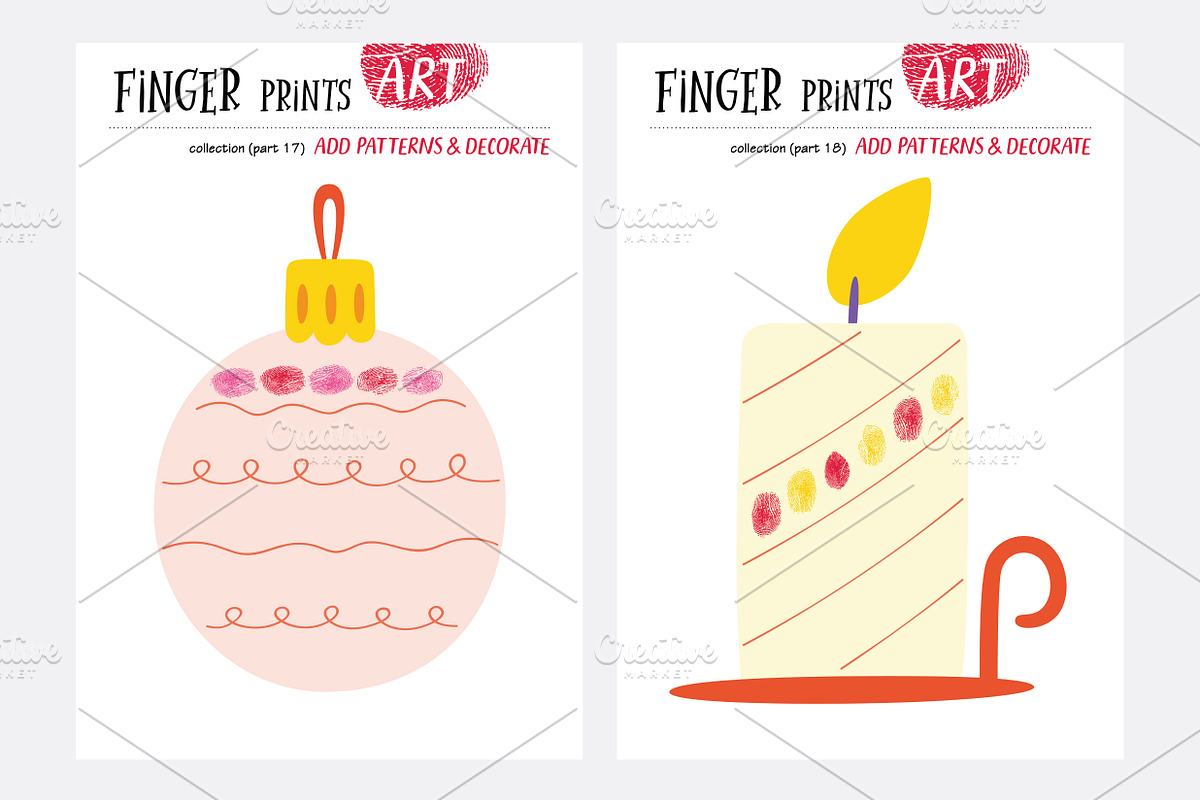 Finger prints ART (part 5), an Animal Illustration by Alena Razumova (Photo 10 of 11)