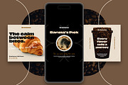 Coffee House Instagram Template Kit, a Social Media Template by Nenjo Studio (Thumbnail 2 of 5)