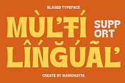 Blased - Retro Display Font, a Sans Serif Font by MaikoHatta (Thumbnail 3 of 7)