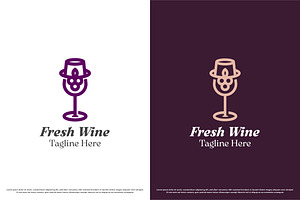 Red Wine Logo Design Template, a Branding & Logo Template by Morvana Crew
