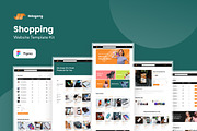 Ndagang-Shopping Website Template, an UI Kit Template by Kreativ Space (Thumbnail 1 of 5)