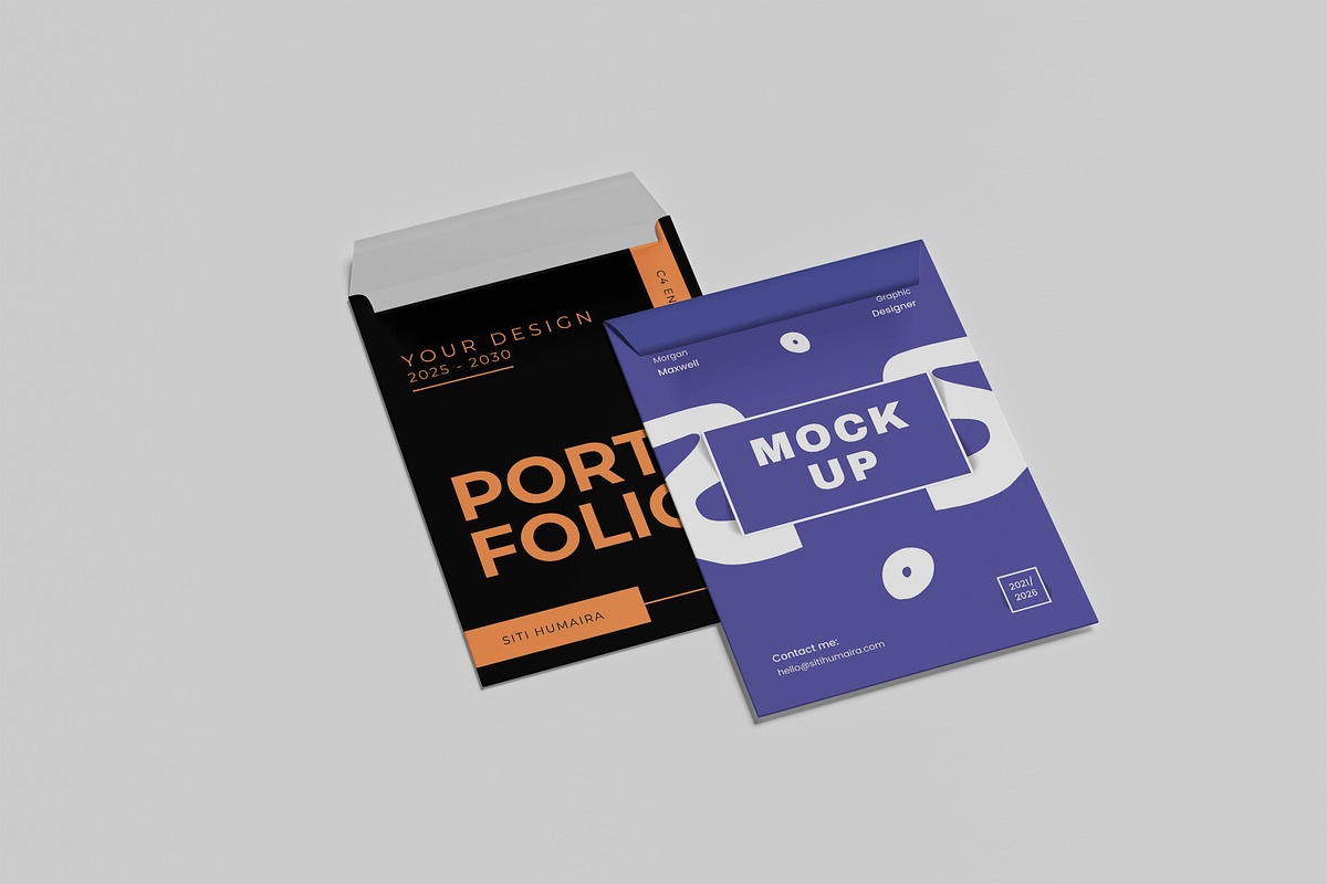 c4 Envelope mockup, a Flyer Template by kebunmockup (Photo 3 of 5)