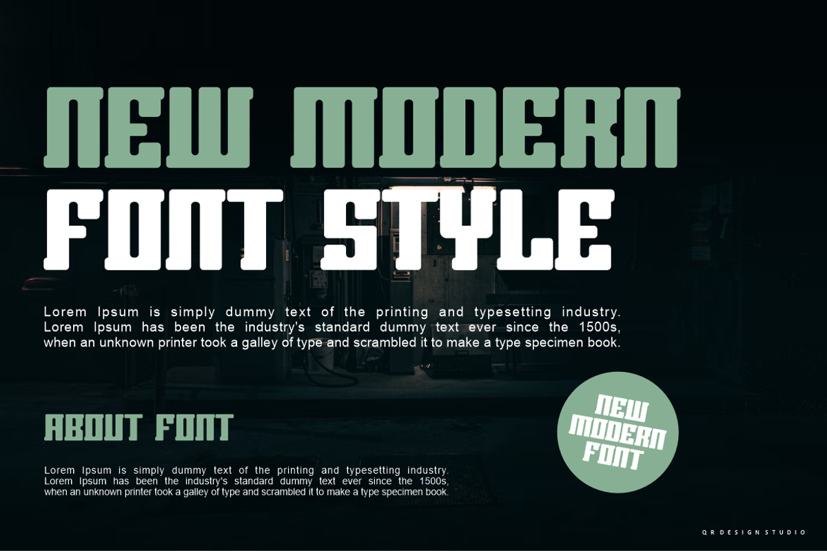 Groxy Angproak Font, a Sans Serif Font by QR Design Studio (Photo 2 of 7)