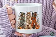 Halloween Skeleton Witch Women, a Seasonal Illustration by Craft Nest (Thumbnail 6 of 6)