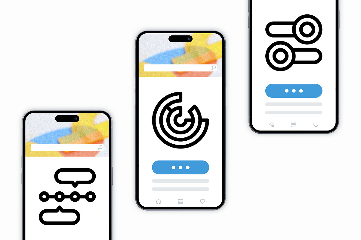 50 Infographic Elements, an Outline Icon by Side Project (Photo 6 of 8)