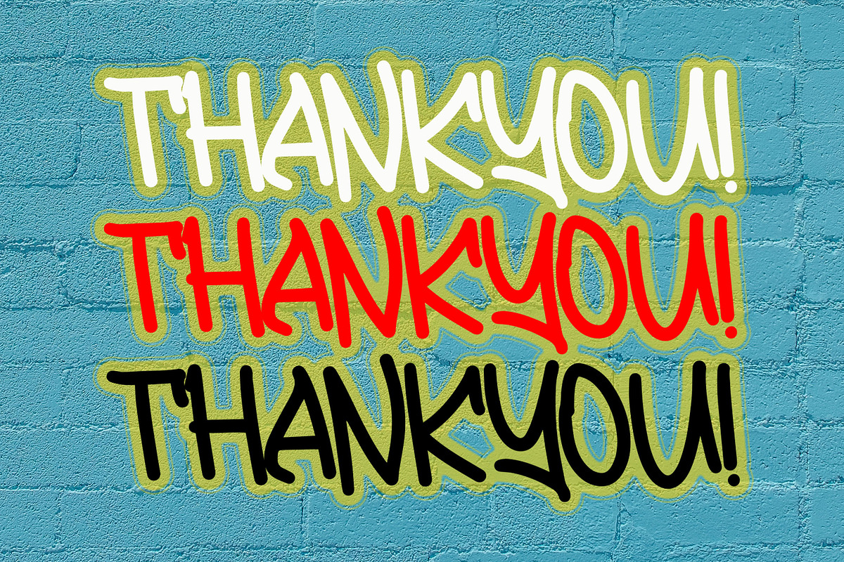 SEQARO Boldline Graffiti Font, a Handwritten Font by NTC Graphic (Photo 9 of 9)