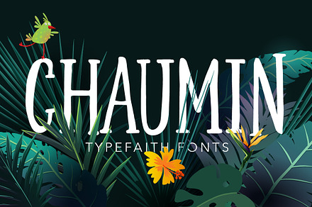 Chaumin Handcrafted font