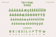Tropical Vibes - Display Retro Font, a Sans Serif Font by Flawless And Co (Thumbnail 9 of 9)