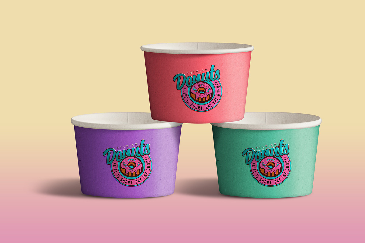 Donuts Vector Design Logo Design, a Branding & Logo Template by Billah Hub (Photo 2 of 3)