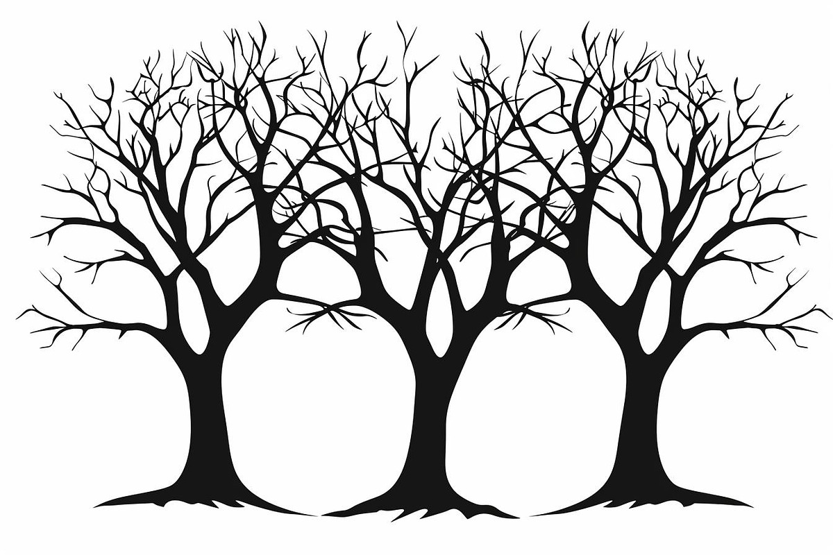 Nature Tree Silhouette Bundle, an Illustration by hafijul (Photo 3 of 9)