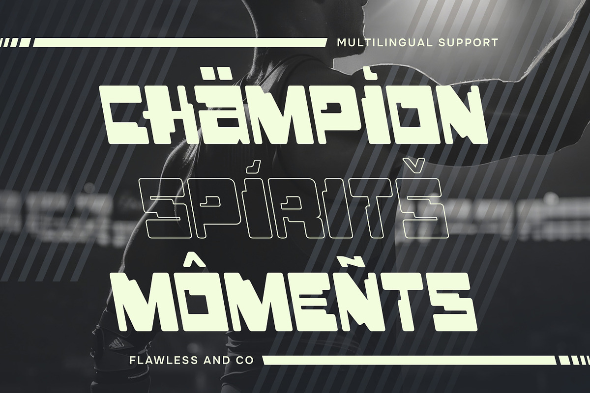 Altzon - Sport Display Font, a Sans Serif Font by Flawless And Co (Photo 10 of 10)