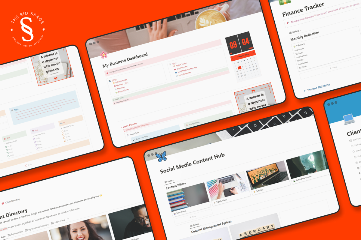 The Epic Business Dashboard Template, a Templates & Theme by The Sid Space (Photo 1 of 3)