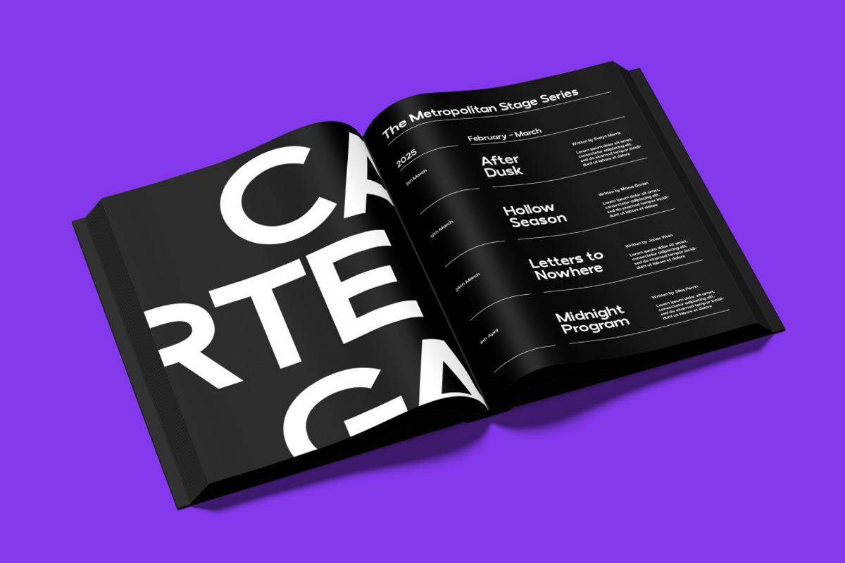Cartega Modern Sans Serif Font, a Sans Serif Font by Rasio Studio (Photo 6 of 7)