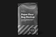 Paper Flour Bag Mockup, a Packaging Mockup by BlackMockup (Thumbnail 10 of 12)