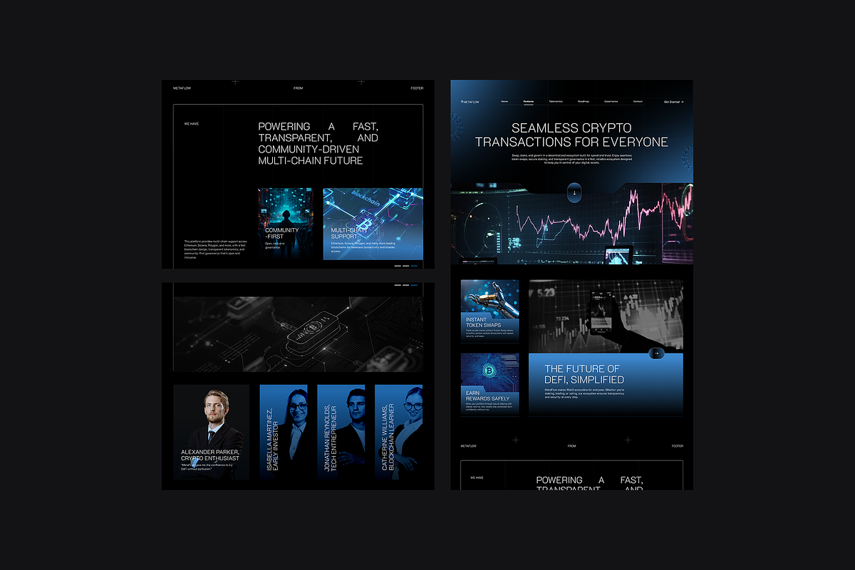 Figma Web3 DeFi Landing Page Templat, a Landing Page Template by Musara (Photo 3 of 6)