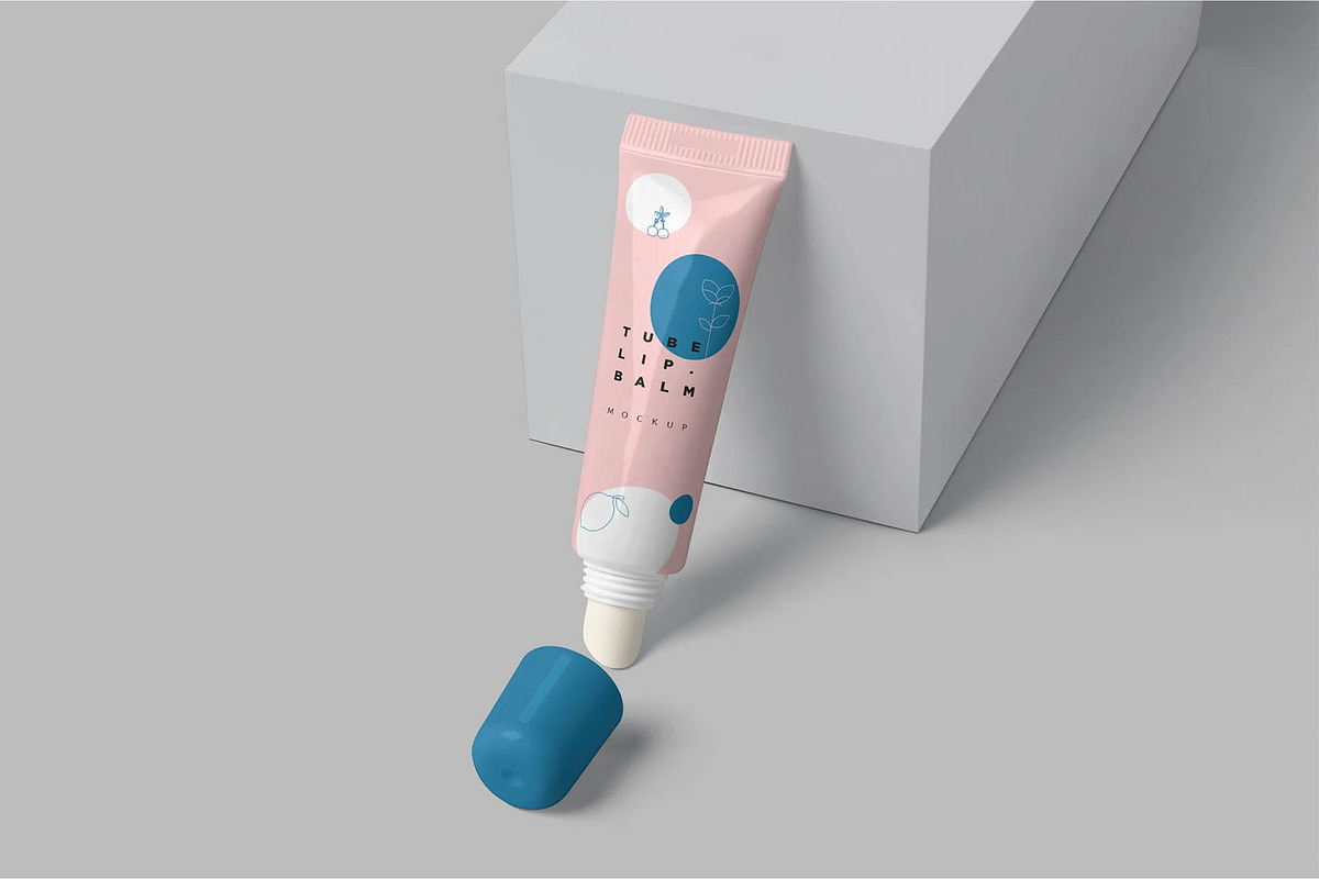 Lip Balm Soft Squeeze Tube Mockups, a Product Mockup by megostudi0 (Photo 4 of 6)