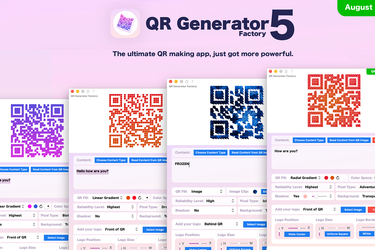 Runecats QR Generator Factory 5, an Object Graphic by OrbitCarrot Marketing