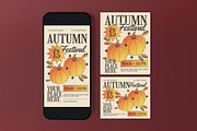 Autumn Festival Flyer, a Flyer Template by graphicook (Thumbnail 3 of 3)