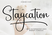 Staycation, a Handwritten Font by InermediaSTUDIO (Thumbnail 1 of 9)