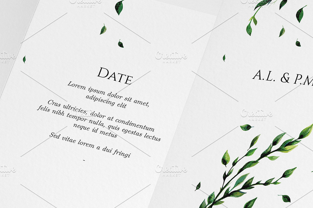 Floral Watercolour Invitation, an Invitation Template by BooTique (Photo 3 of 3)