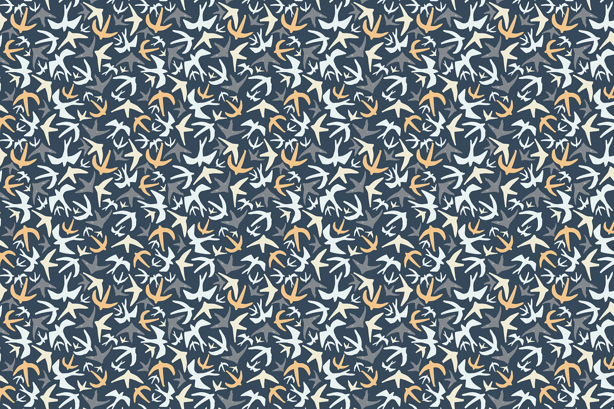 Birds, a Pattern Graphic by Atelier Esperluette