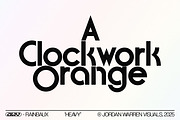 JWV - RAINBAUX, a Sans Serif Font by Jordan Warren Visuals (Thumbnail 8 of 13)