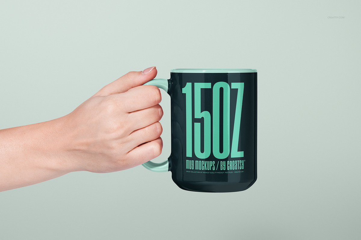 Mug Mockup Set 15oz Many Views, a Merchandise Mockup by creatsy5 (Photo 23 of 33)