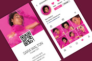 Instagram IG Business Card, a Business Card Template by Saman Osama (Thumbnail 4 of 7)