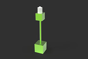 5 Сubic Candelabrum 3D Printing Set, an Object 3D Model by Kseniya-Omega (Thumbnail 5 of 12)