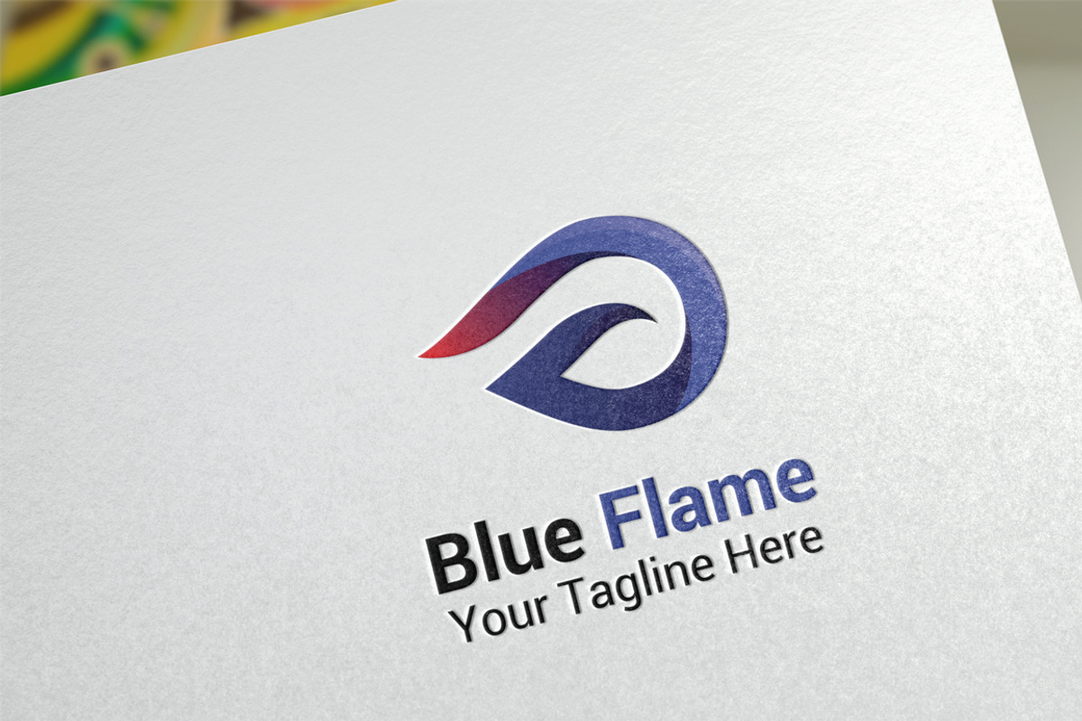 Blue Flame / Fire - Logo Template, a Branding & Logo Template by Artha Desain (Photo 3 of 5)