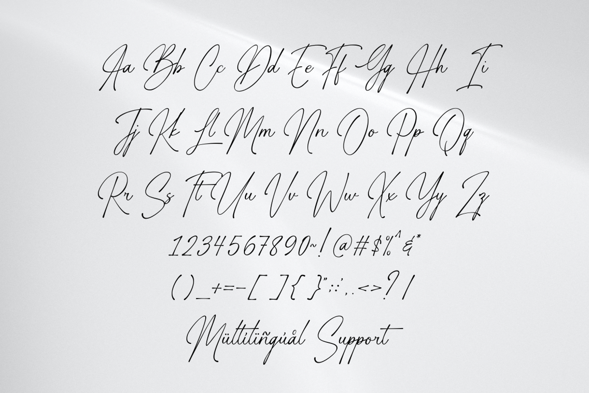Gasthony - Signature Font, a Script Font by Sronstudio (Photo 11 of 12)