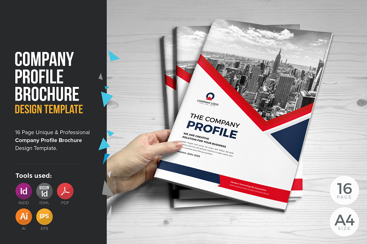 Company Profile Template V9, a Brochure Template by JanySultana (Photo 1 of 14)